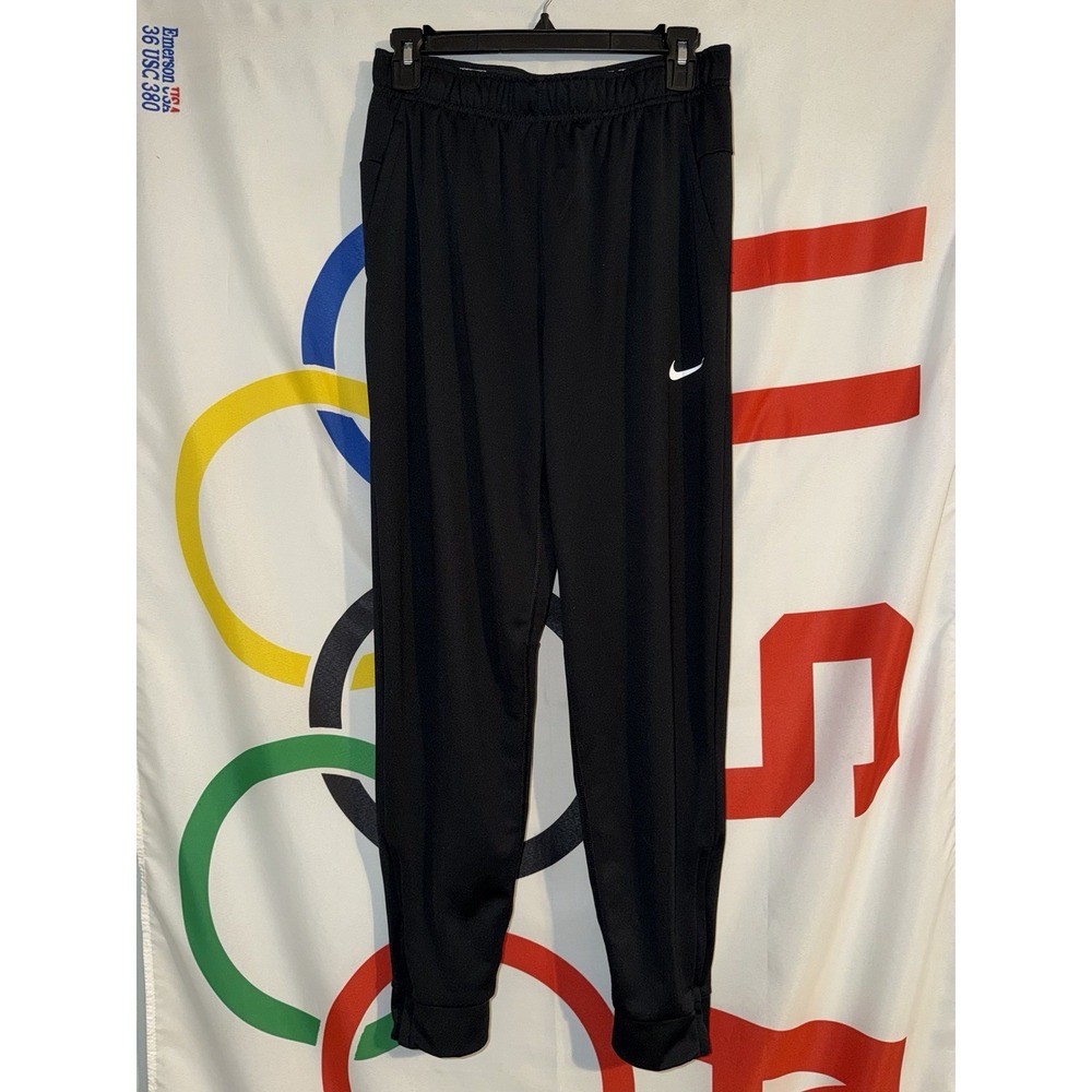Nike Sweatpants Mens Small Black Tapered Jogger